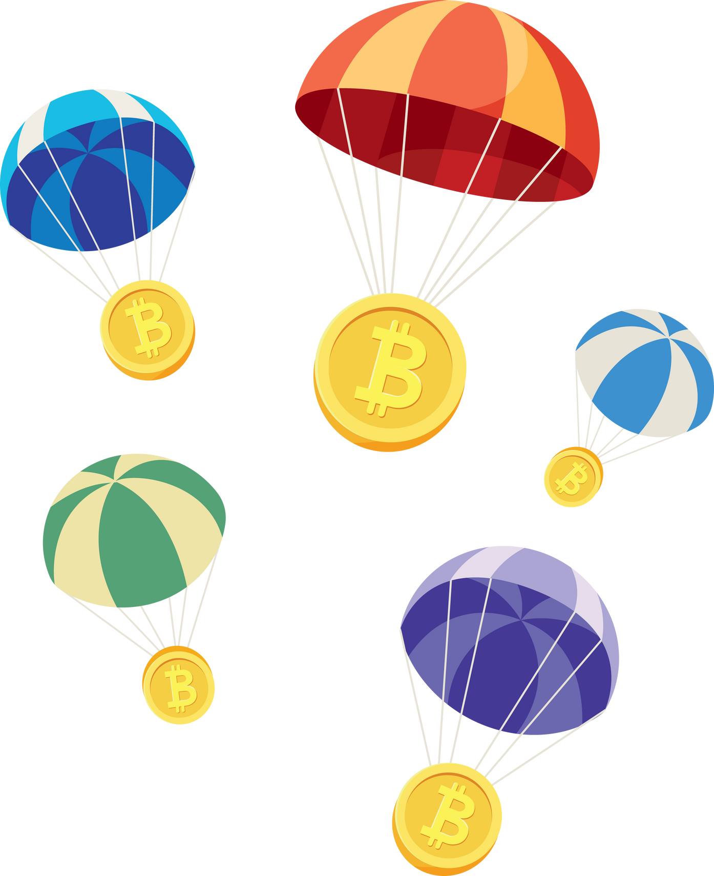 Crypto Airdrop on White